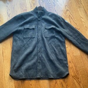 Holebrook Sweden Men's Black Military-Style Wool Blend Field Jacket